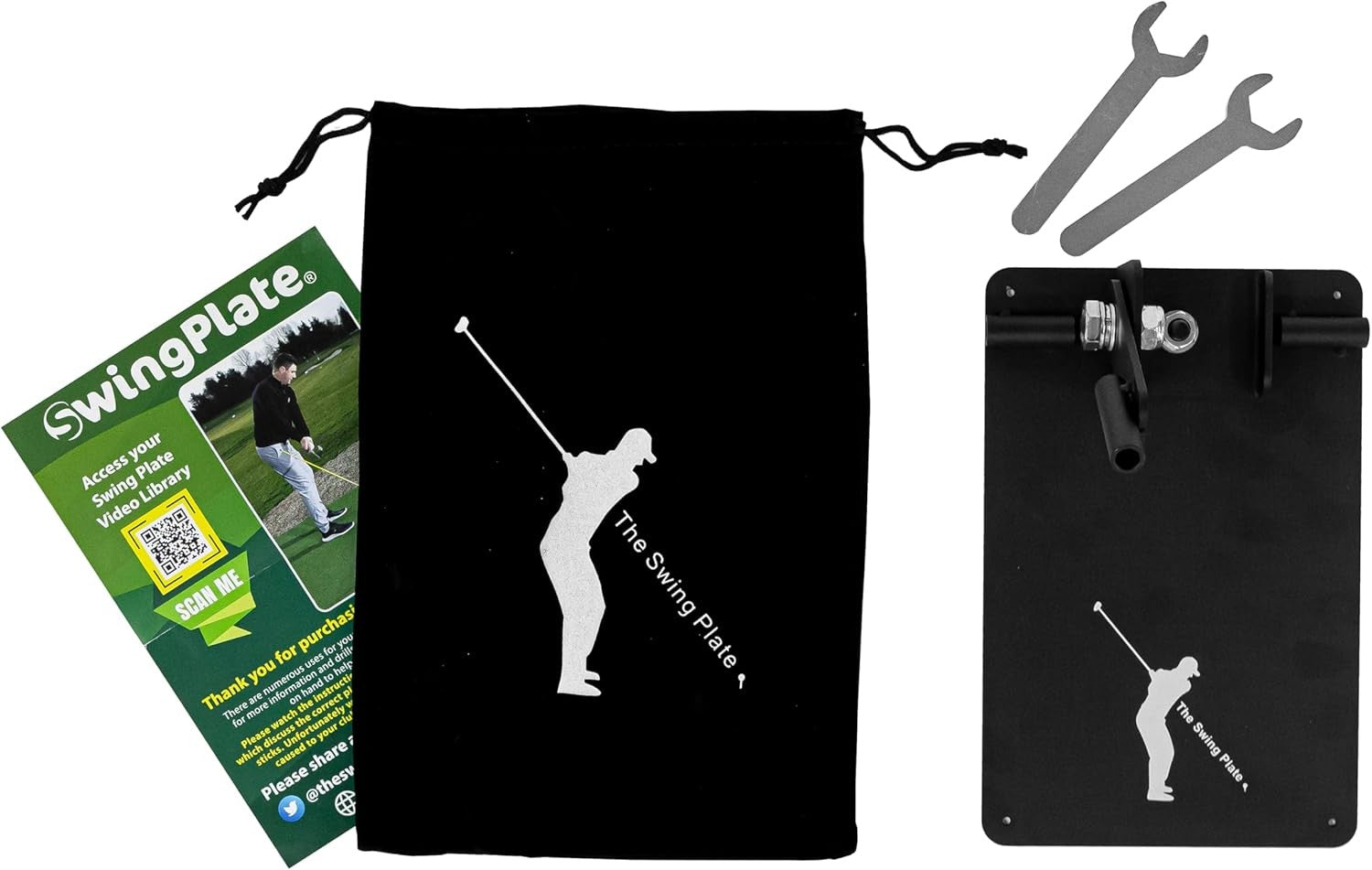 Golf Swing Plate Trainer Adjustable Base for Swing Plane Practice