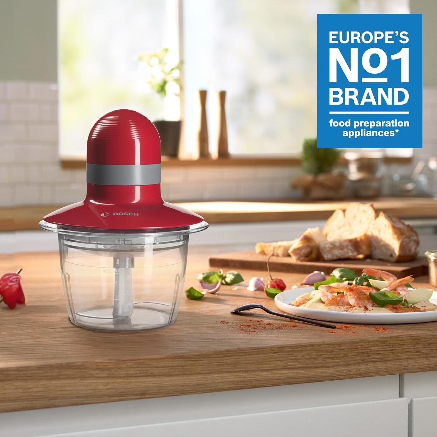 400W Electric Mini Food Chopper 0.8L | Compact Blender for Veg & Meat