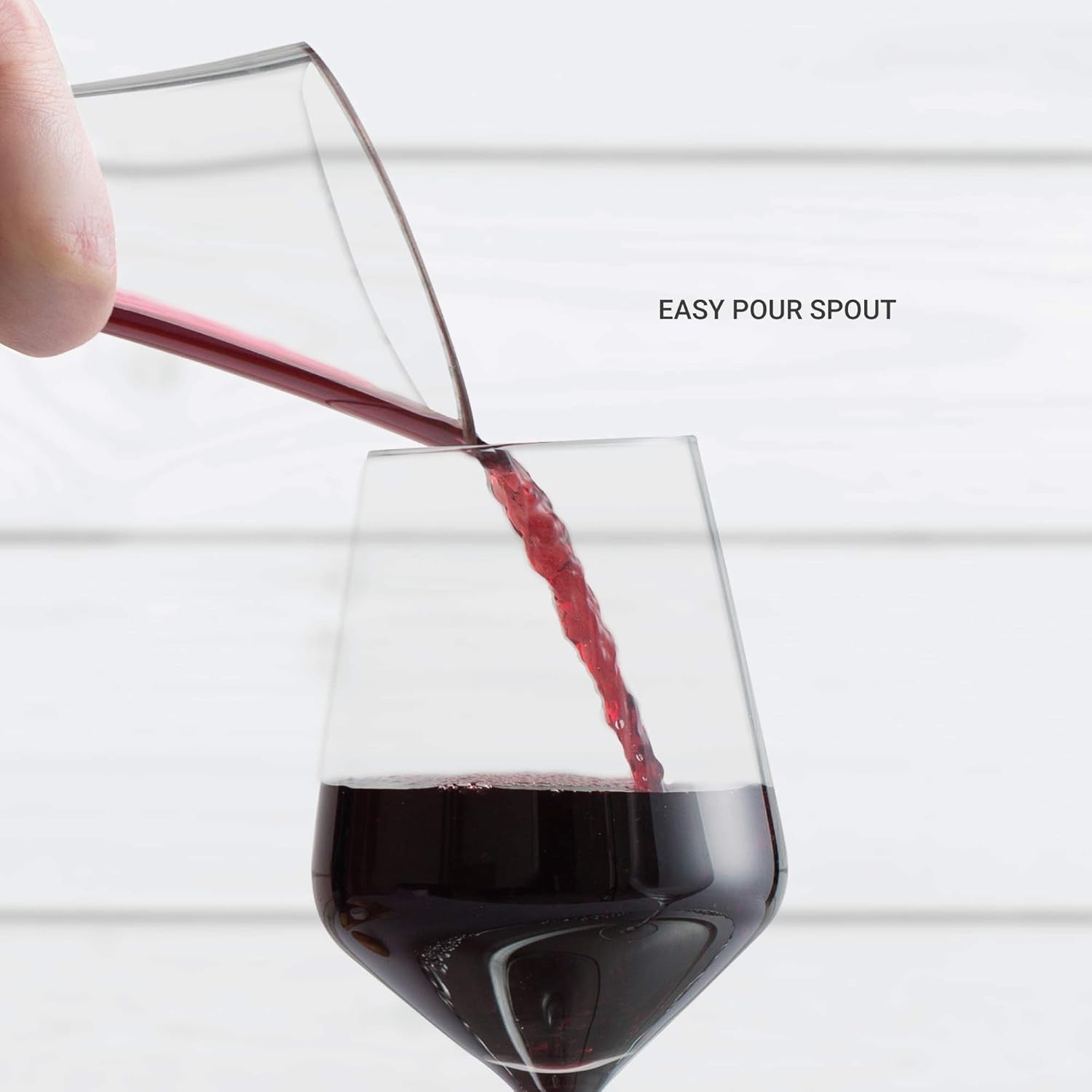 1.8L Wine Decanter Crystal Glass with Aerator Filter Oak Stopper Gift Set
