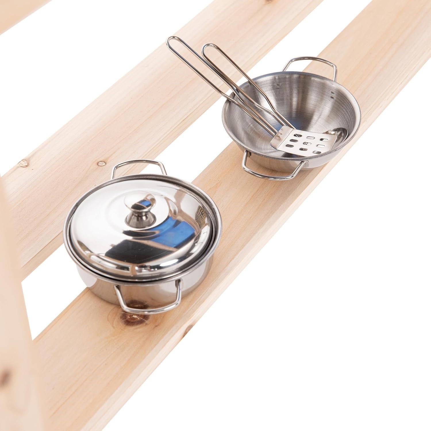 Wooden Mud Kitchen Outdoor Playset w/ Sink Utensils Garden Toy
