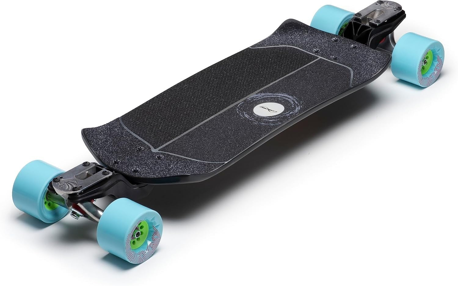 Drop-Through Longboard 9.25" Maple Deck Orange/Blue 85mm Wheels