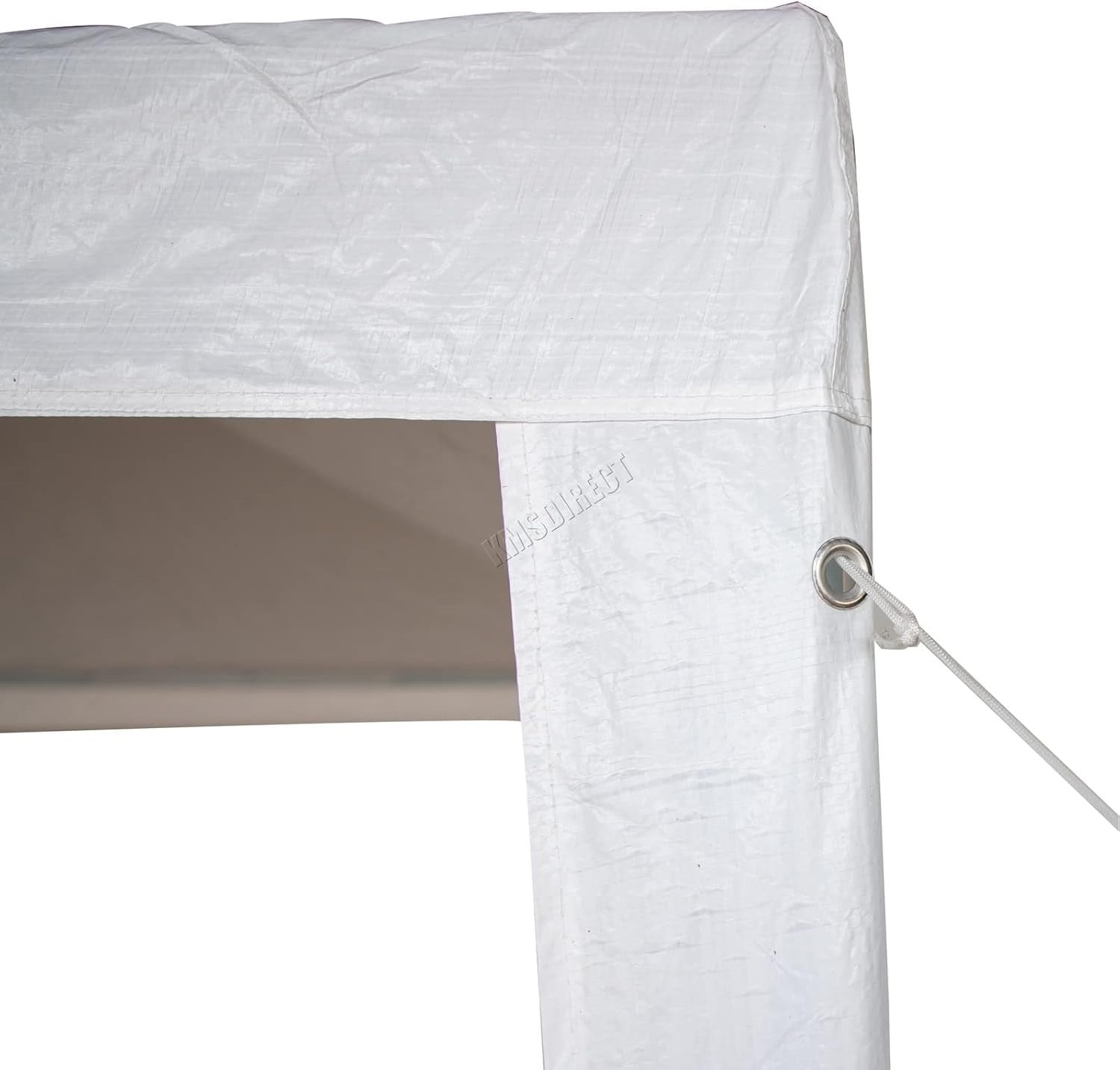 3x6M Steel Frame Gazebo With 6 Sidewalls Waterproof Garden Party Tent White