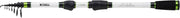 Compact 1.8m Telescopic Spinning Fishing Rod Carbon EVA Handle Travel