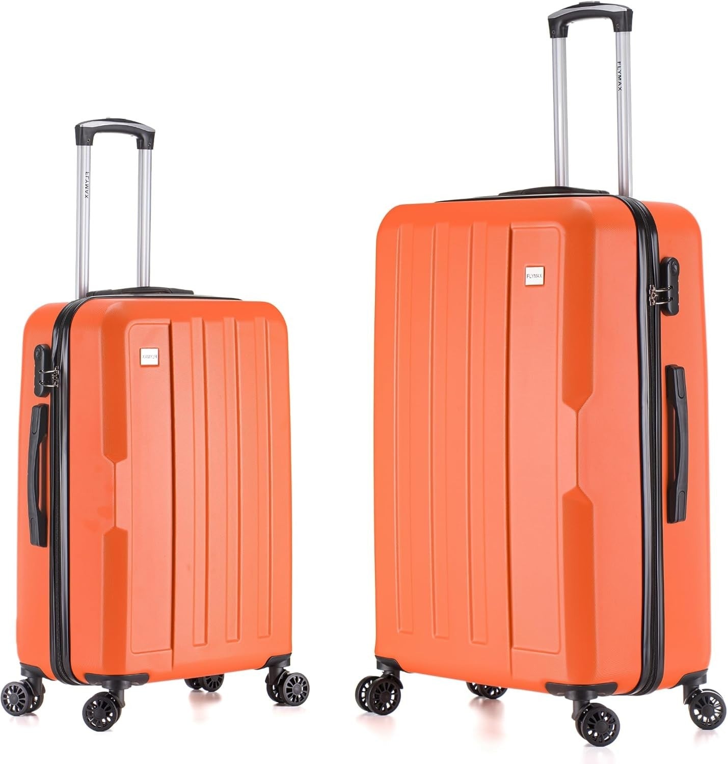 Cabin & Medium Travel Case Set 2pc ABS Hard Shell Spinner Luggage