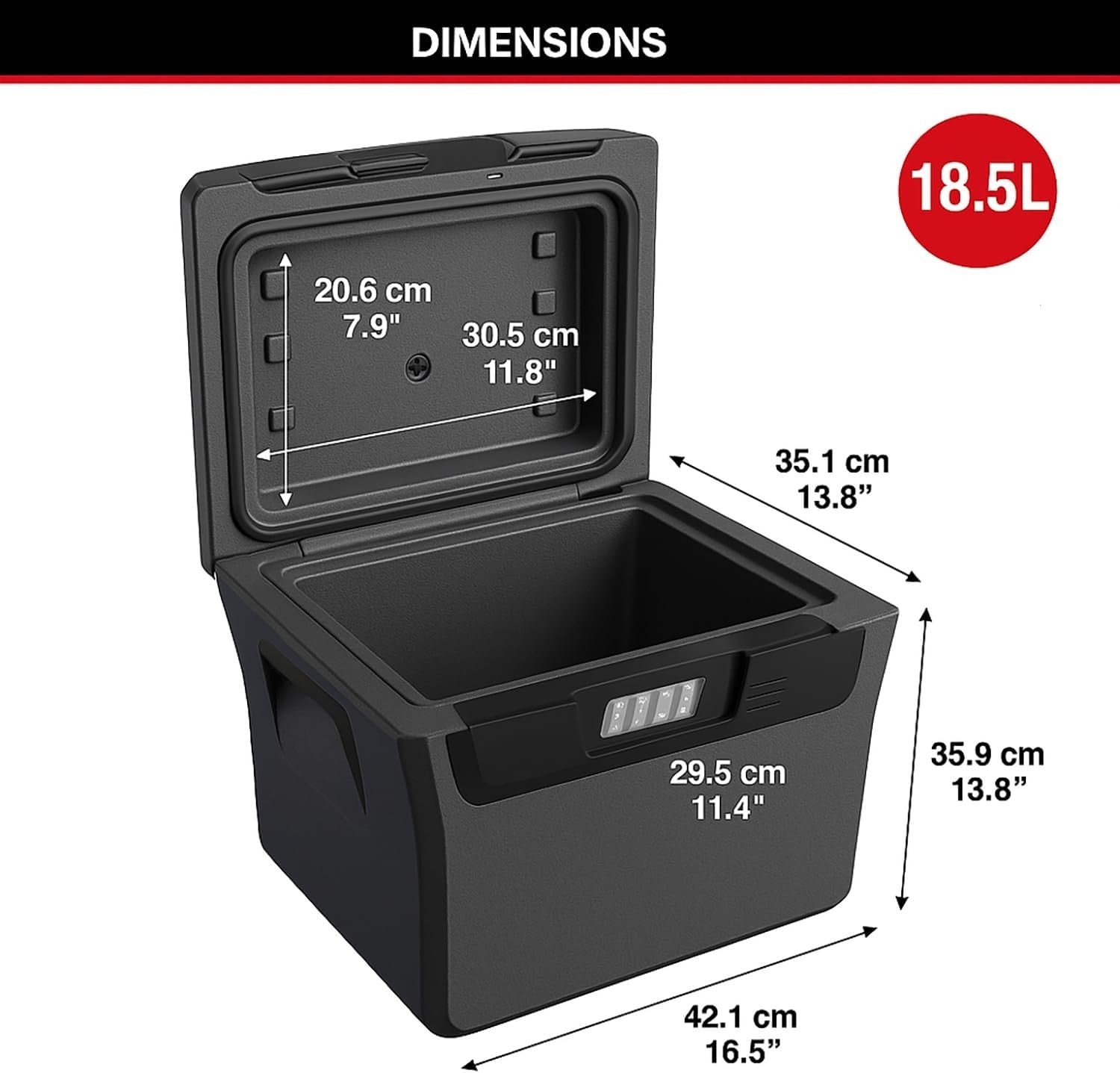 Fireproof Waterproof Digital Safe Box A4 Document Cash Security Chest