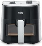3.5L Manual Air Fryer Digital Temp Control Extra Crisp Non-Stick Easy Clean
