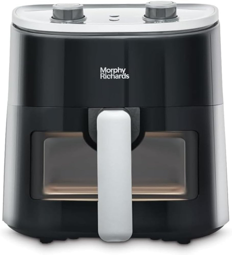 3.5L Manual Air Fryer Digital Temp Control Extra Crisp Non-Stick Easy Clean