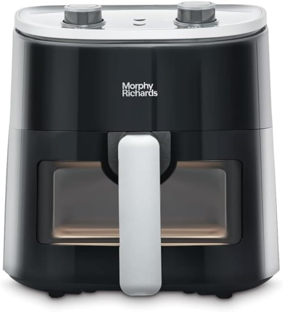 3.5L Manual Air Fryer Digital Temp Control Extra Crisp Non-Stick Easy Clean