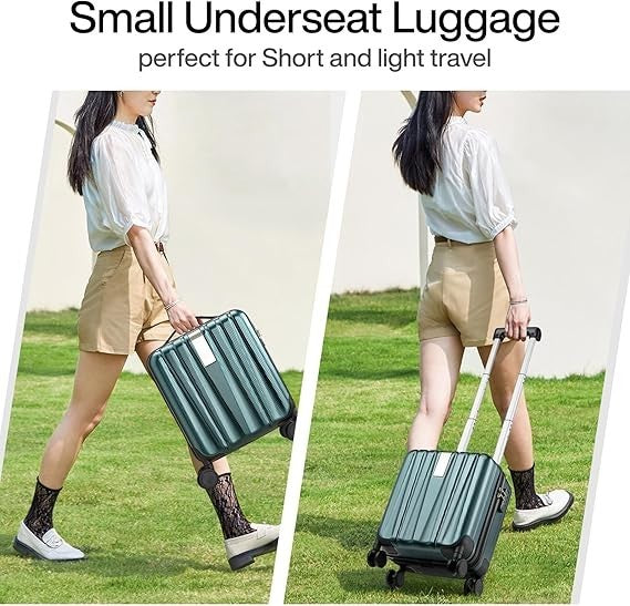 Expandable 20” Airline Carry On Hard Shell Spinner Luggage