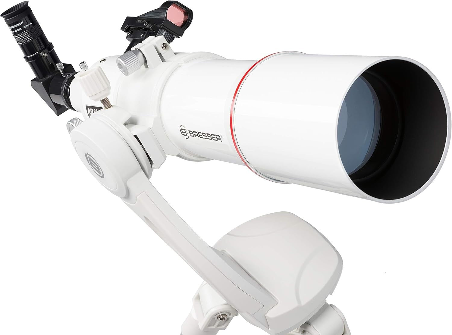 Beginner Refractor Telescope 80mm Wide Field AZ Mount + Tripod & Phone Adapter