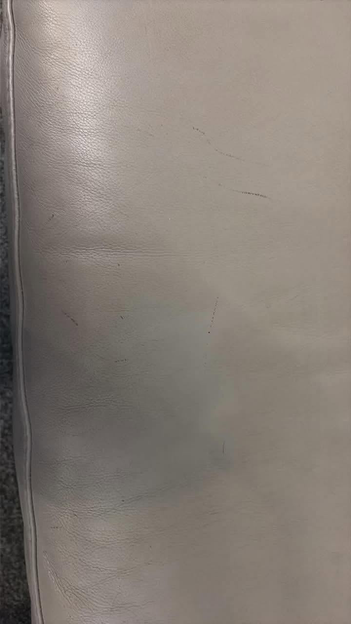 Modern Large Grey Leather Corner Sofa Modular (PTP)