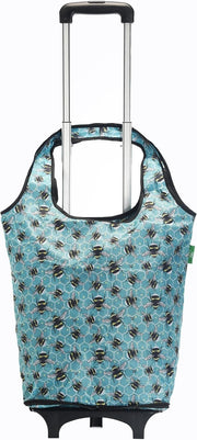 Eco Chic Lightweight Folding Shopping Trolley with 25L Detachable Tote