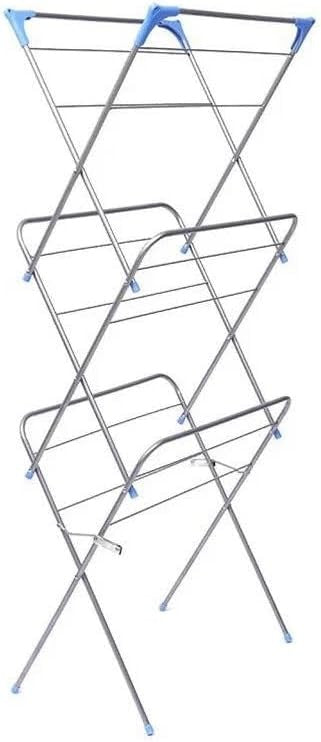3 Tier Foldable Clothes Airer Indoor Outdoor Compact Laundry Dryer Rack