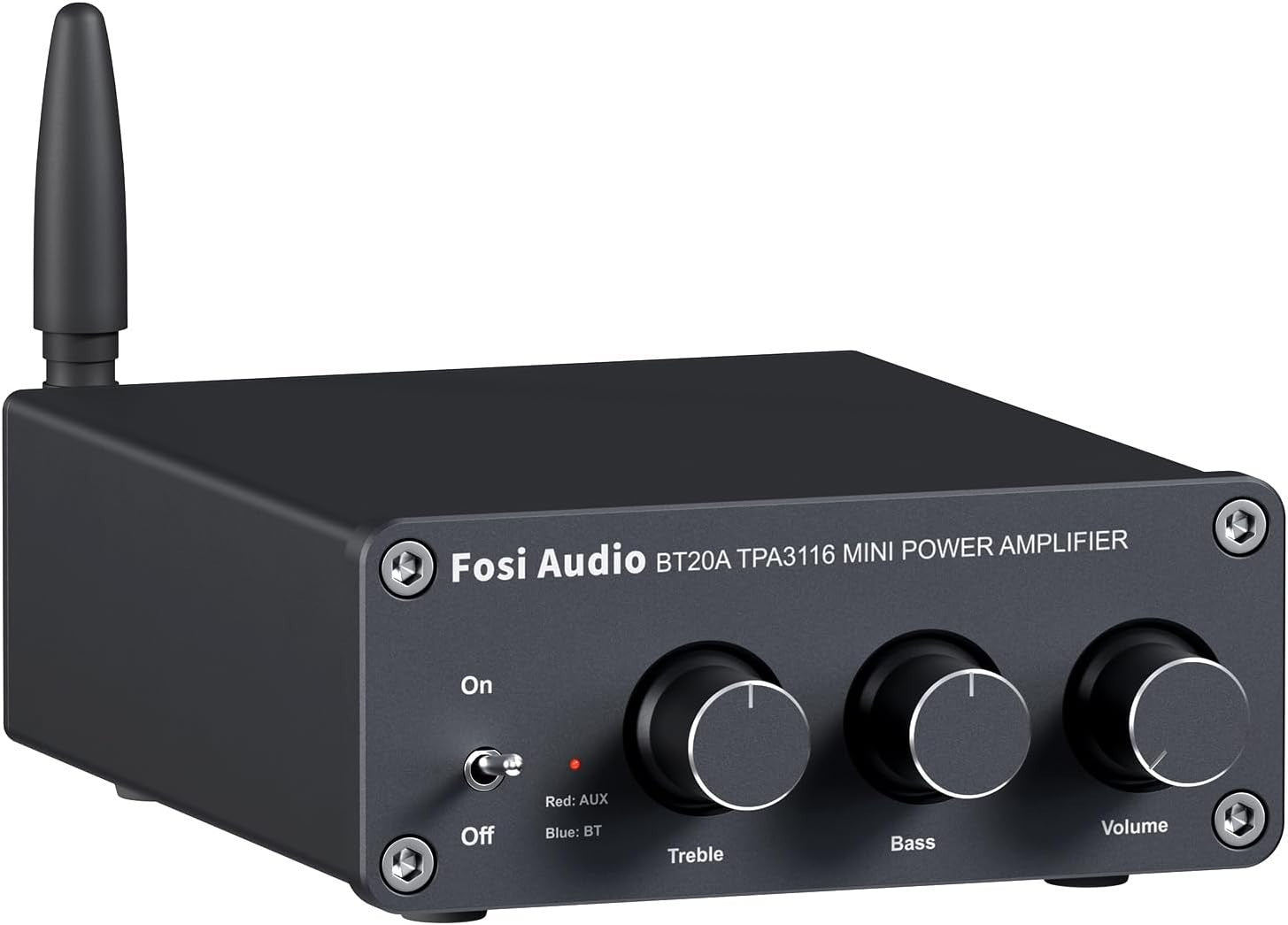 Bluetooth 5.0 Mini Stereo Amplifier 100W x2 Class D Bass Treble