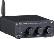 Bluetooth 5.0 Mini Stereo Amplifier 100W x2 Class D Bass Treble
