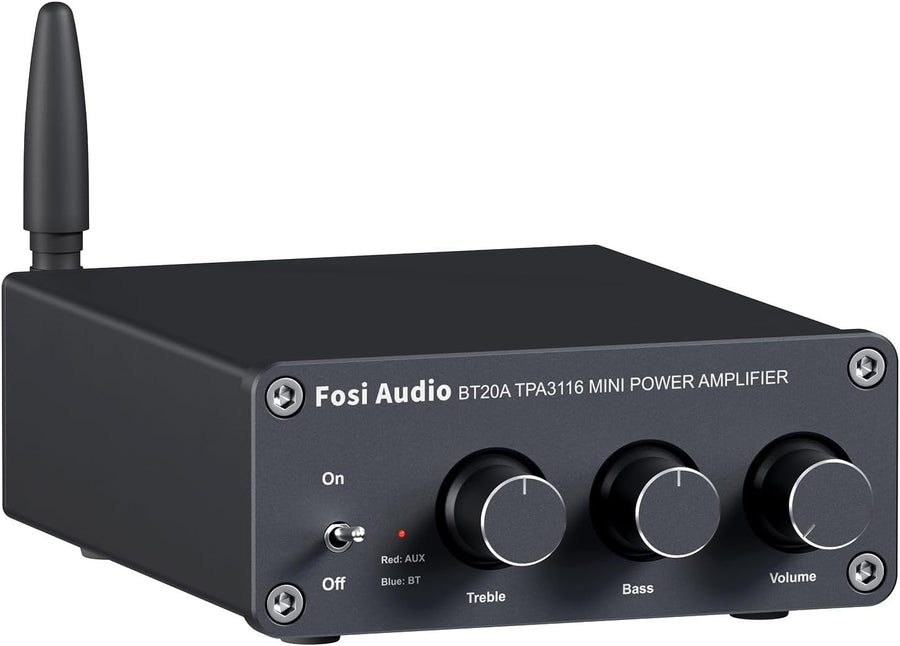 Bluetooth 5.0 Mini Stereo Amplifier 100W x2 Class D Bass Treble
