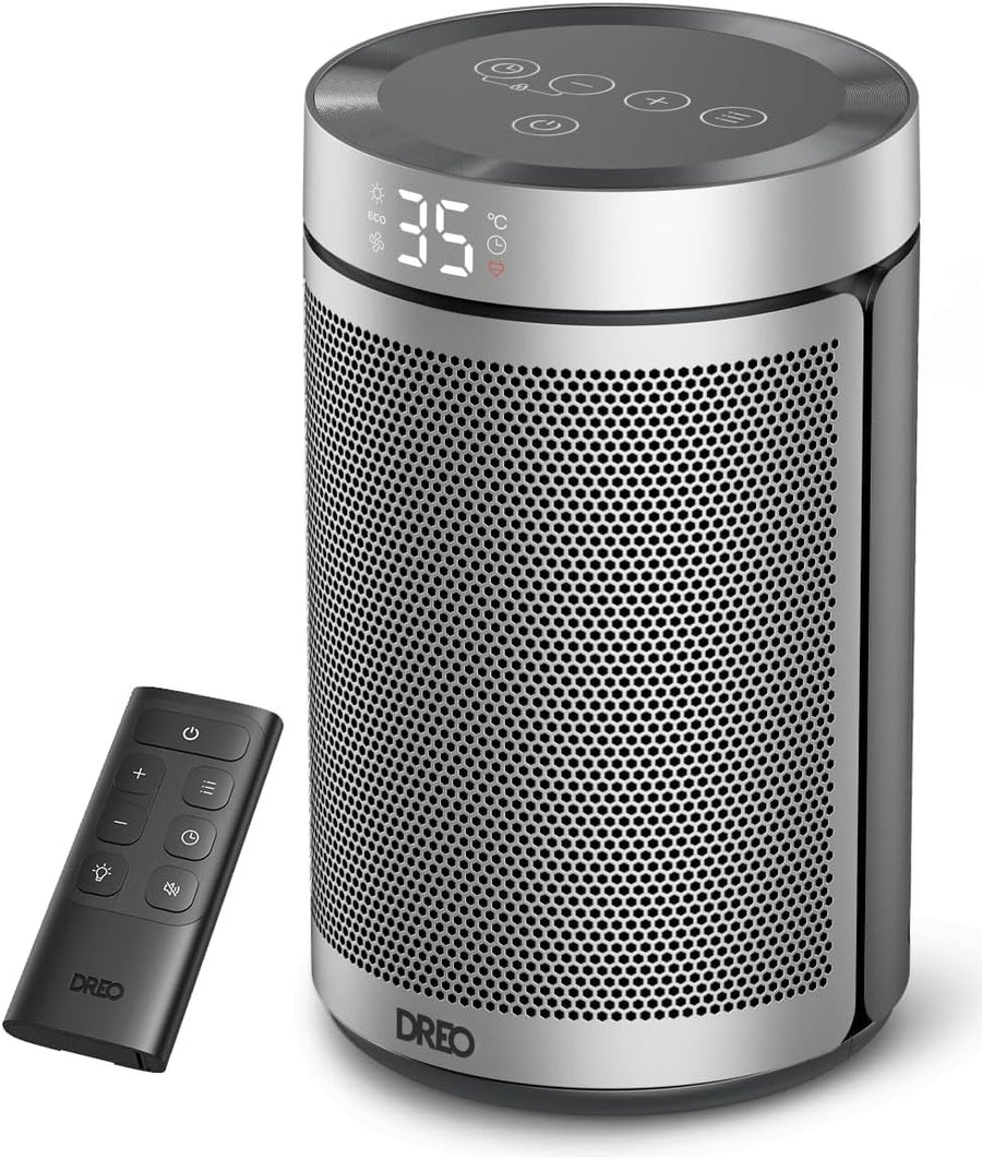1500W Portable Space Heater – Silent, Energy-Efficient, Thermostat & Timer