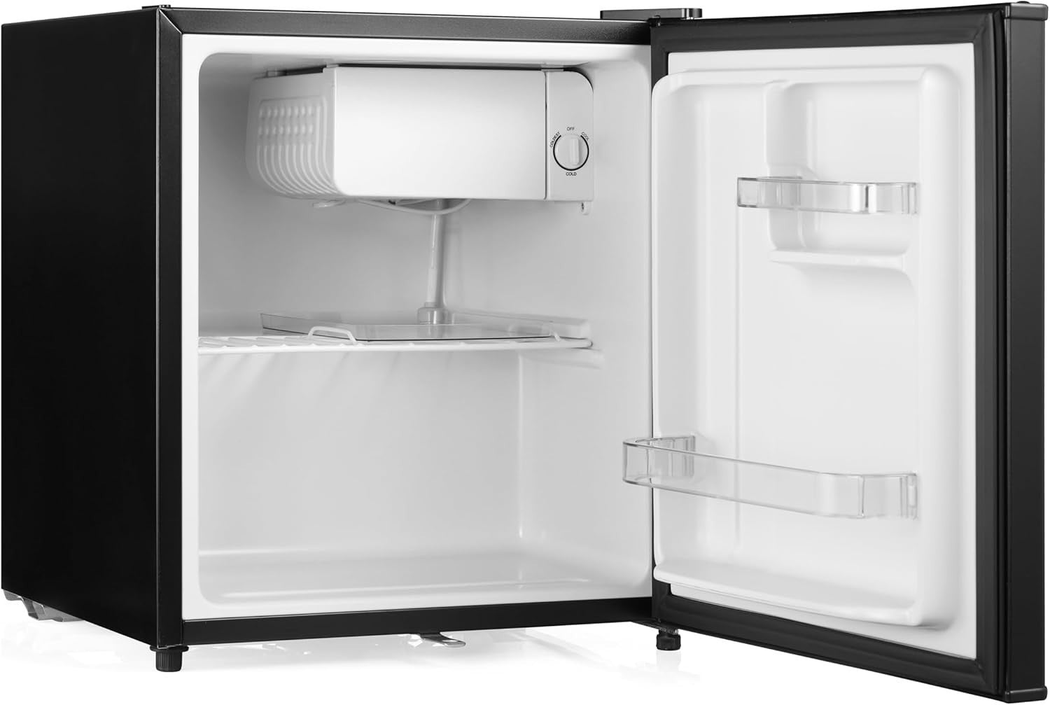 45L Mini Fridge Tabletop Cooler Low Noise Energy Efficient Black