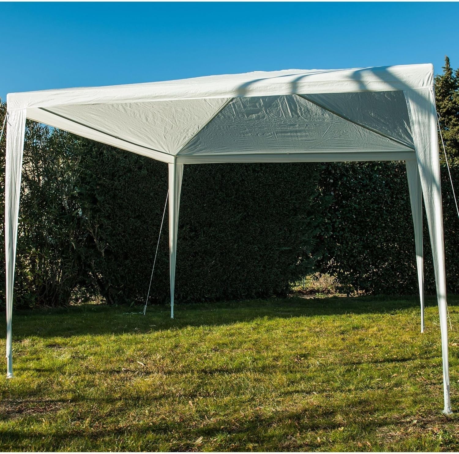 3x3m Garden Marquee Gazebo Waterproof Outdoor Reception Tent – Taupe