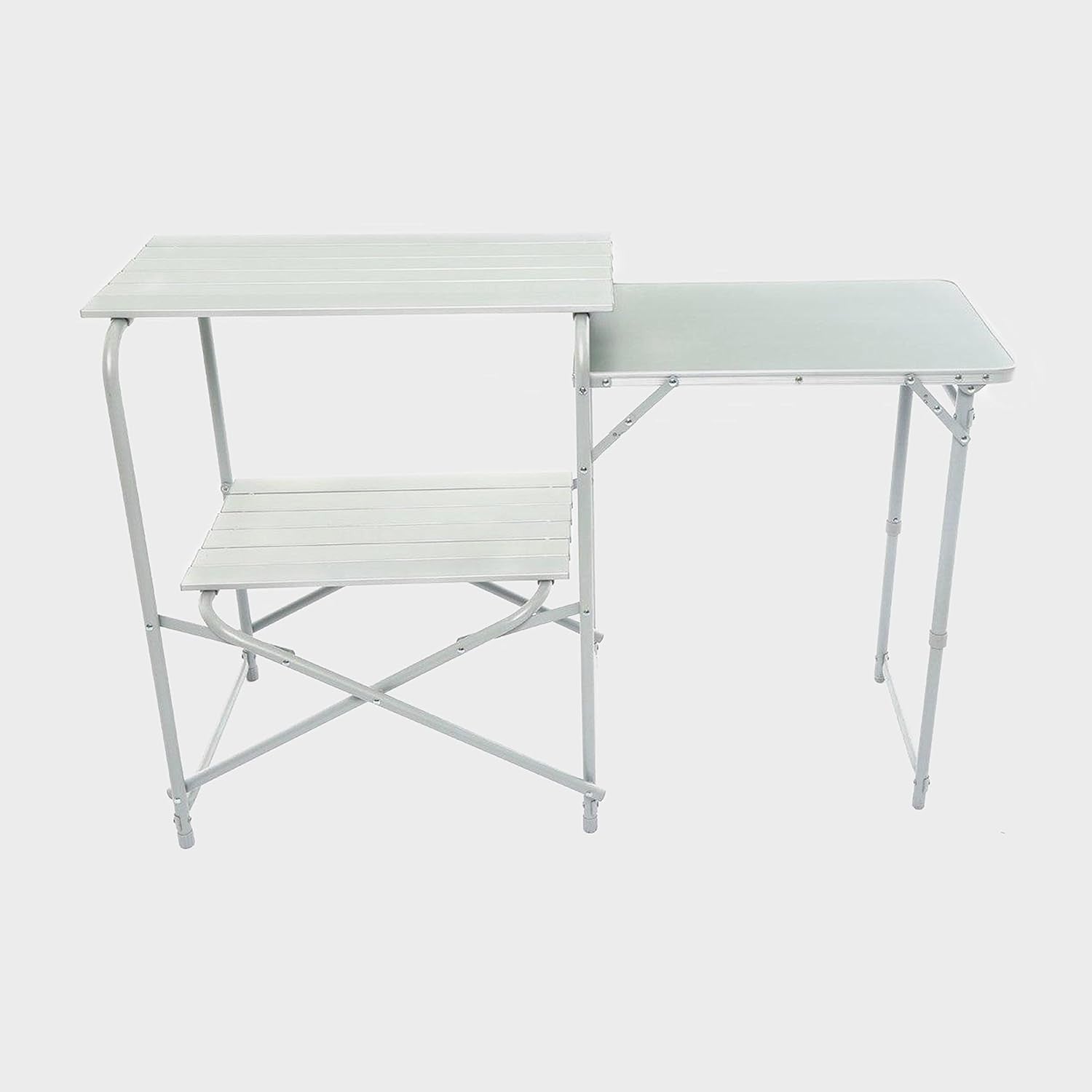 Portable Folding Camping Kitchen Table with Storage Shelf – Lightweight, Sturdy