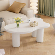 Unique Cloud-Shaped Coffee Table, Spacious 107x66x40.5cm, Modern & Stable