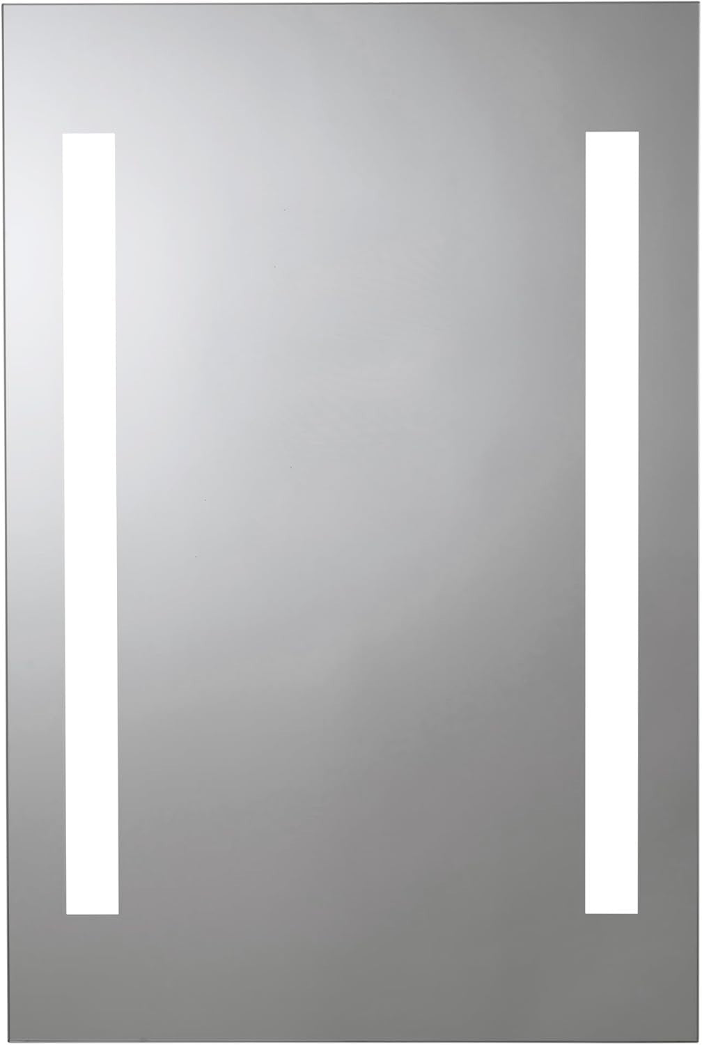 LED Bathroom Mirror 60x40cm Wall Mounted Light Up Glass Vanity
