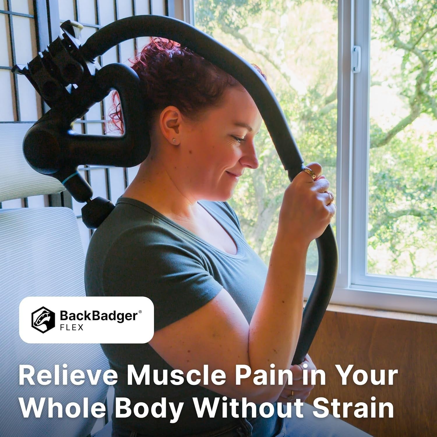 Massage Gun Holder Back Reacher Adjustable Handle Hard To Reach Muscle Relief