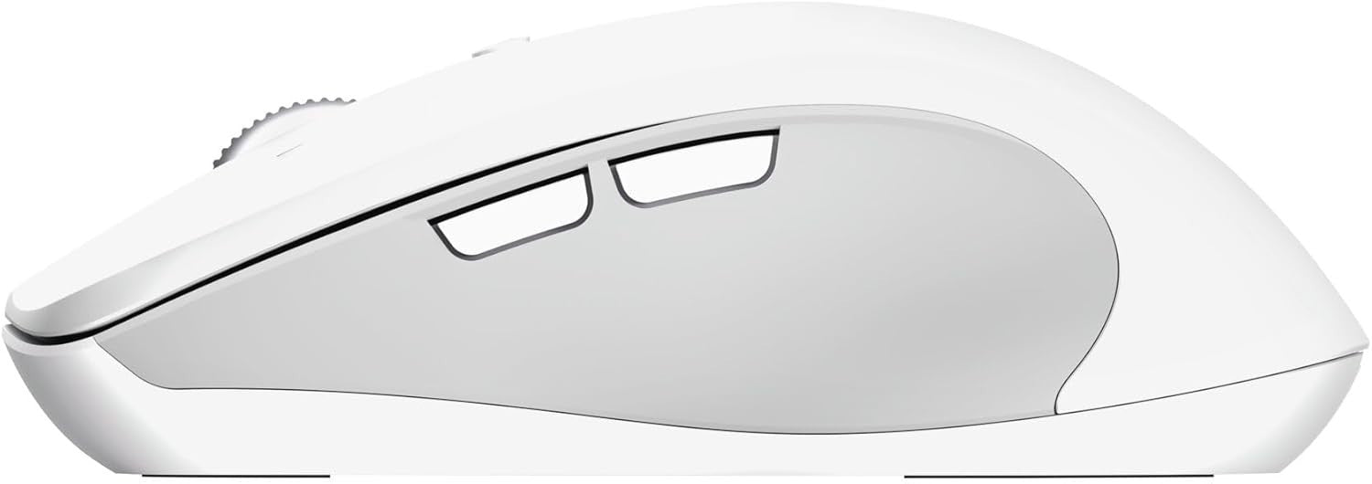 Wireless Bluetooth Mouse Hyper Scroll Silent Multi-Device White