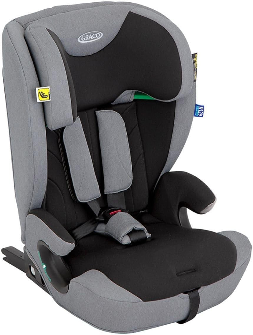 i-Size Harness Booster Car Seat ISOFIX Top Tether 76–150cm 15m–12y