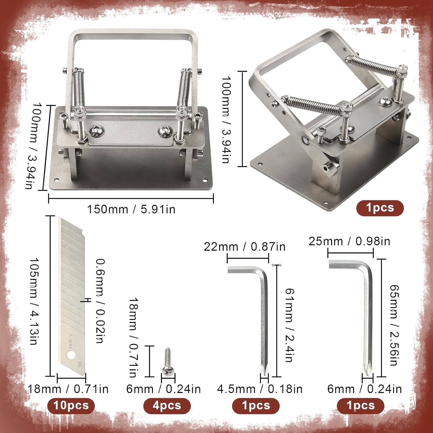 Manual Leather Skiver Machine Adjustable Thickness Leather Peeling Tool