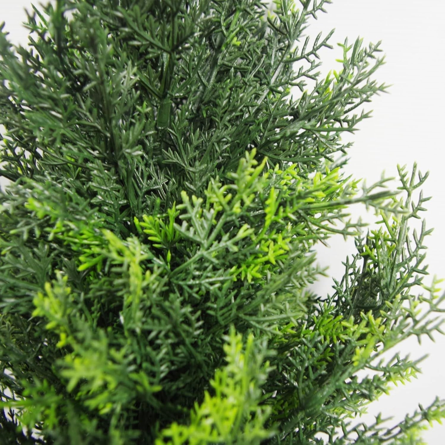 Leaf Artificial Cedar Cypress Topiary Tree 60cm UV Protected Green Decoration