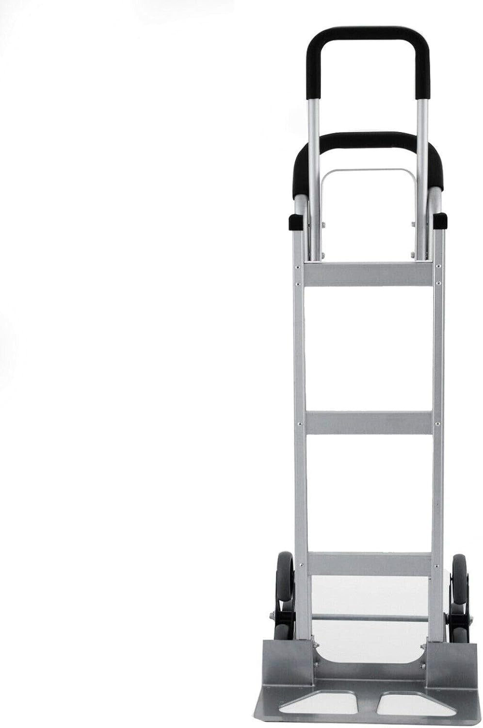 2 in 1 Folding Hand Truck Stair Climbing Shopping Cart Utility Trolley