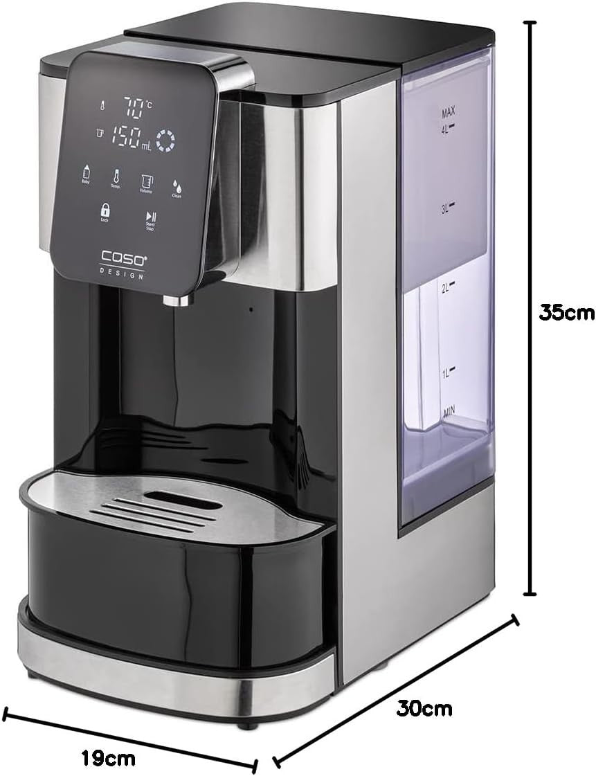 Instant Hot Water Dispenser 4L | Fast Boil Filter Touch Control Baby Mode