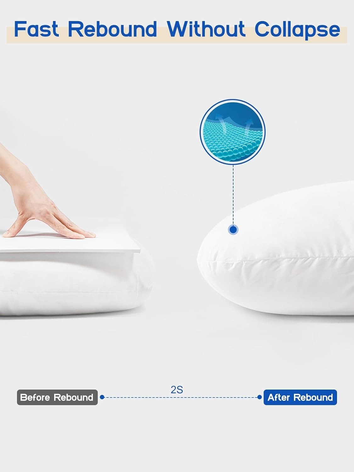 Cooling Pregnancy Pillow Full Body Support Side Sleeper Back Belly Legs
