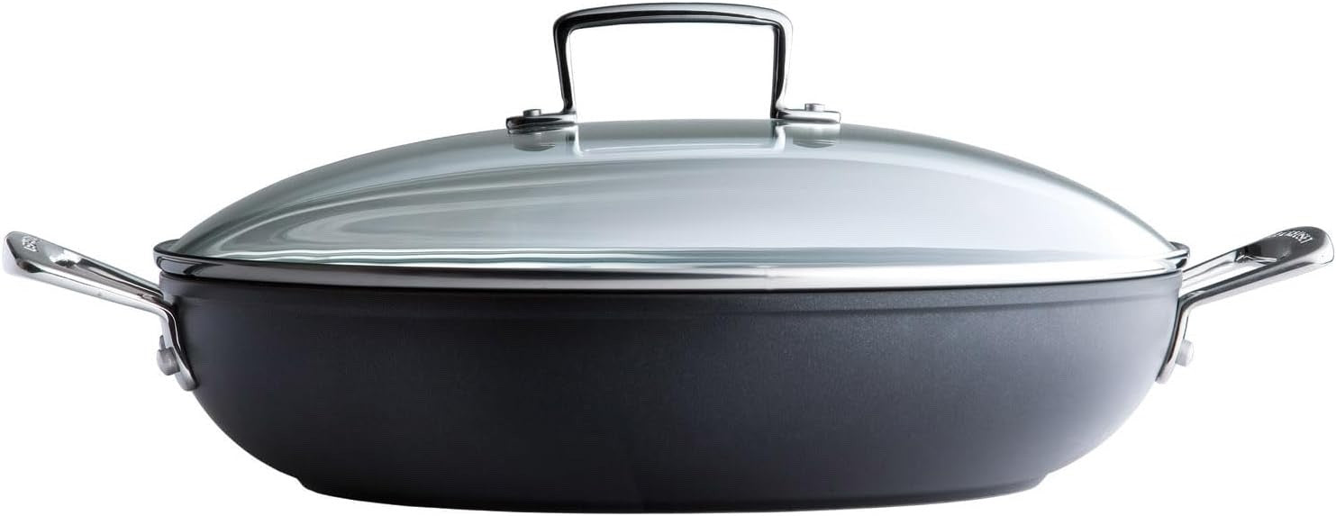 30cm Toughened Non Stick Casserole with Glass Lid – Oven & Induction Safe