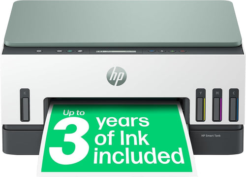 Wireless Grey All-in-One Printer Duplex Scan Copy Refillable Ink Home A4