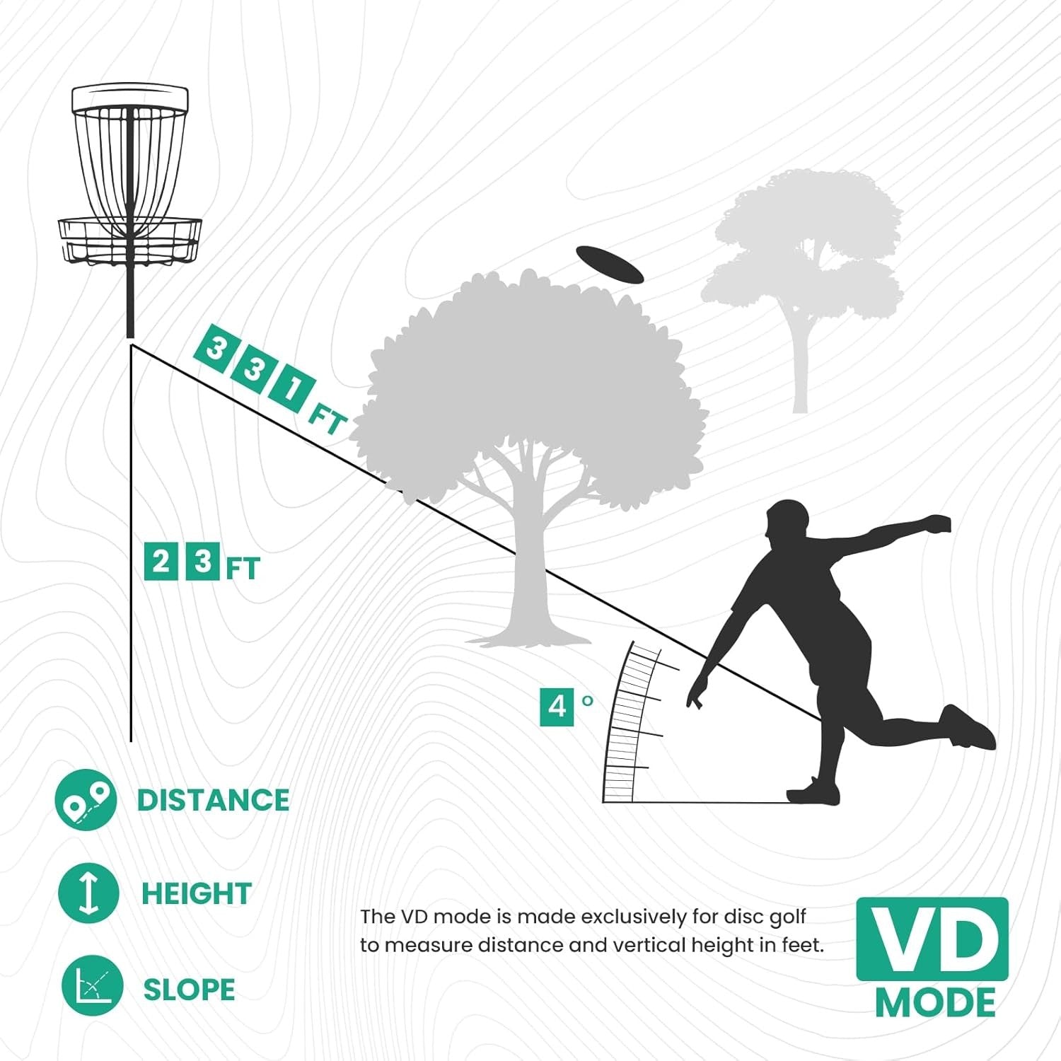 Golf Range Finder 1100 Yards Slope Switch Flag Lock Vibration Magnetic