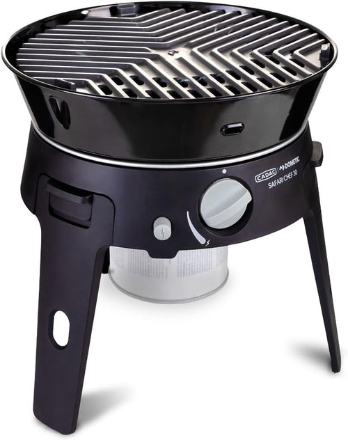 Portable Camping Gas Stove Grill Set Outdoor BBQ Ceramic Non Stick Cooker