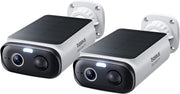 2 Pack Solar Security Camera Outdoor Wireless 2K AI Night Vision