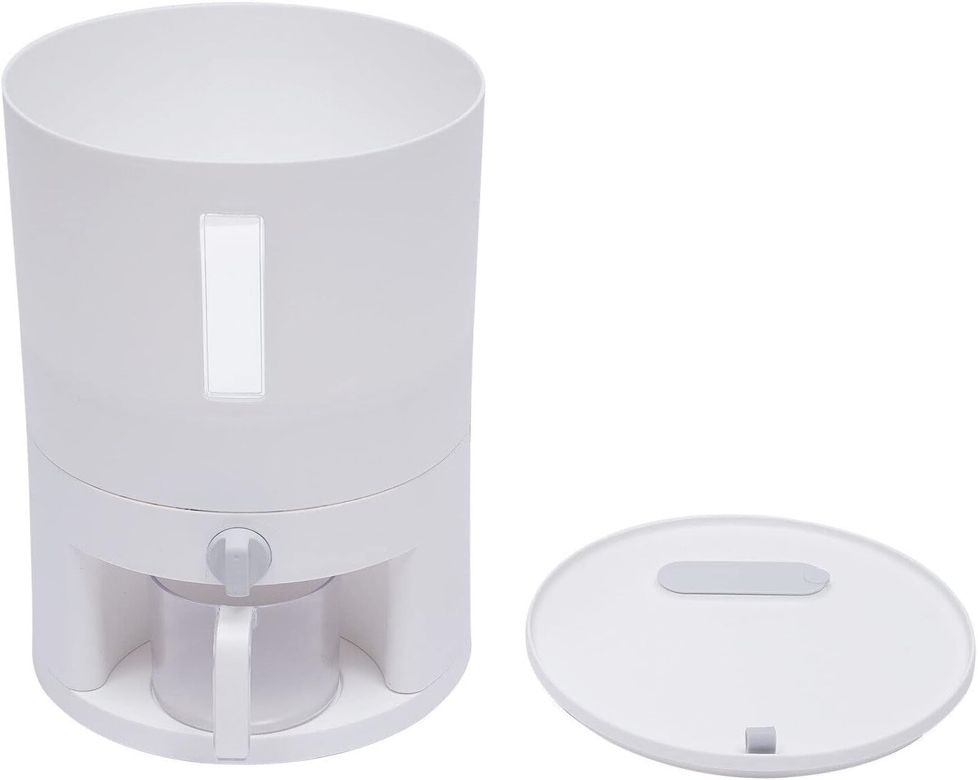 10KG Airtight Rice Dispenser with Measuring Cup Moisture Proof Bin
