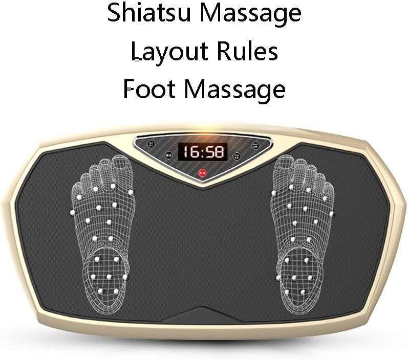 Grey Vibration Plate Exercise Machine Quiet Home Fitness Platform