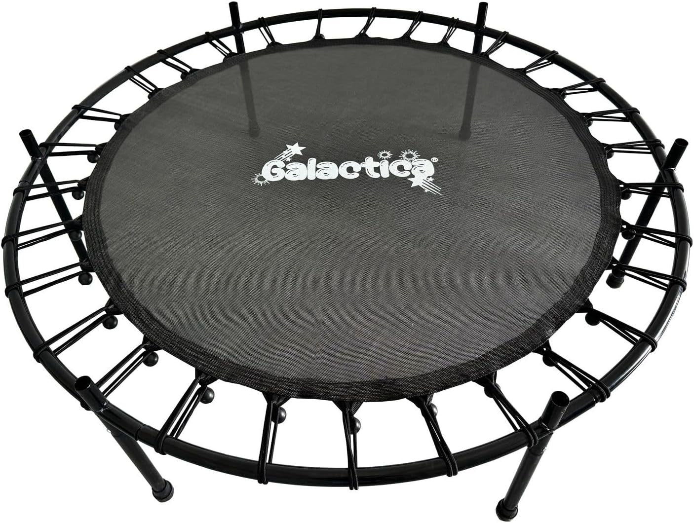55” Kids Mini Trampoline w Safety Enclosure Indoor Outdoor Junior Play
