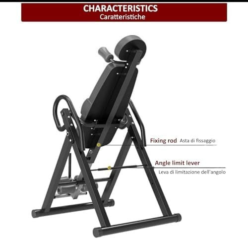 Inversion Bench 150kg Foldable Padded Anti-Gravity Fitness