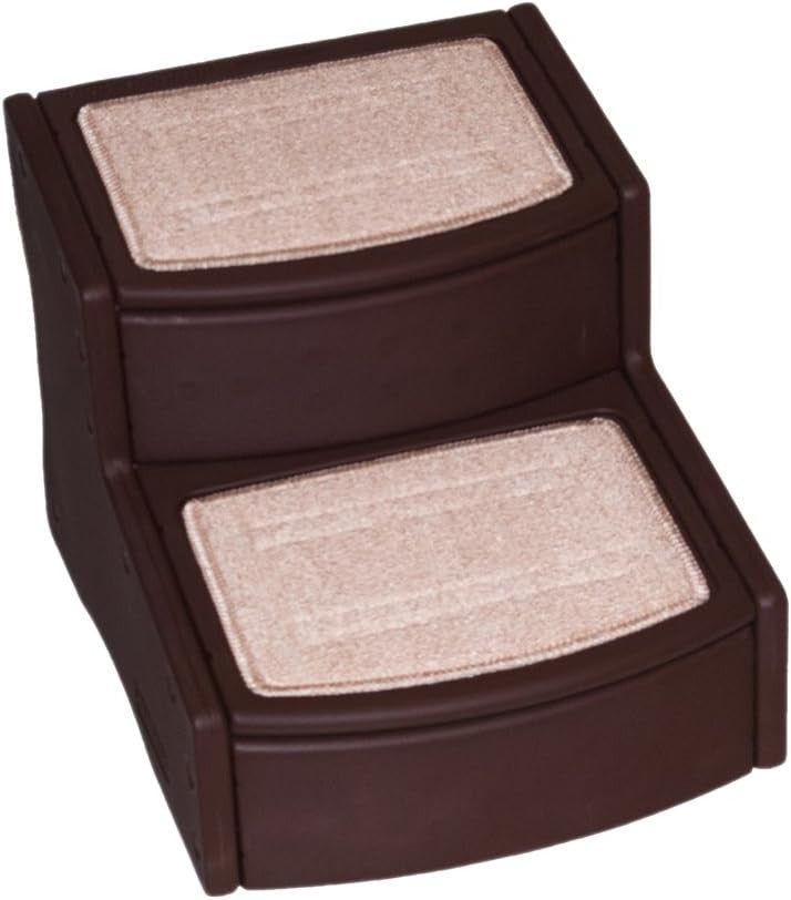 Pet Gear Easy Step II X-Small Dog Stairs Chocolate Cream