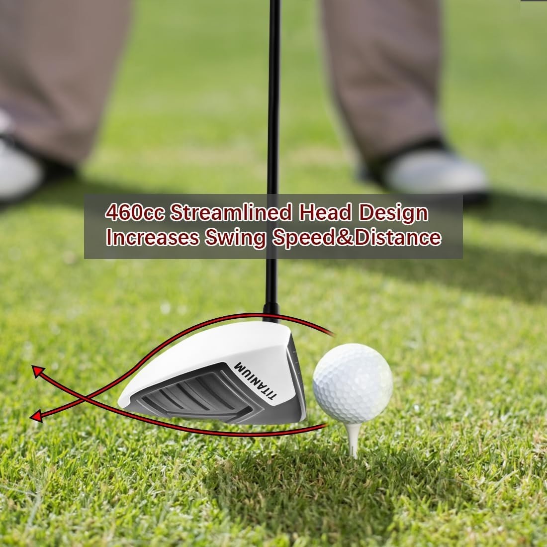 460cc Titanium Driver 10.5° Right Hand Graphite Regular Flex Distance