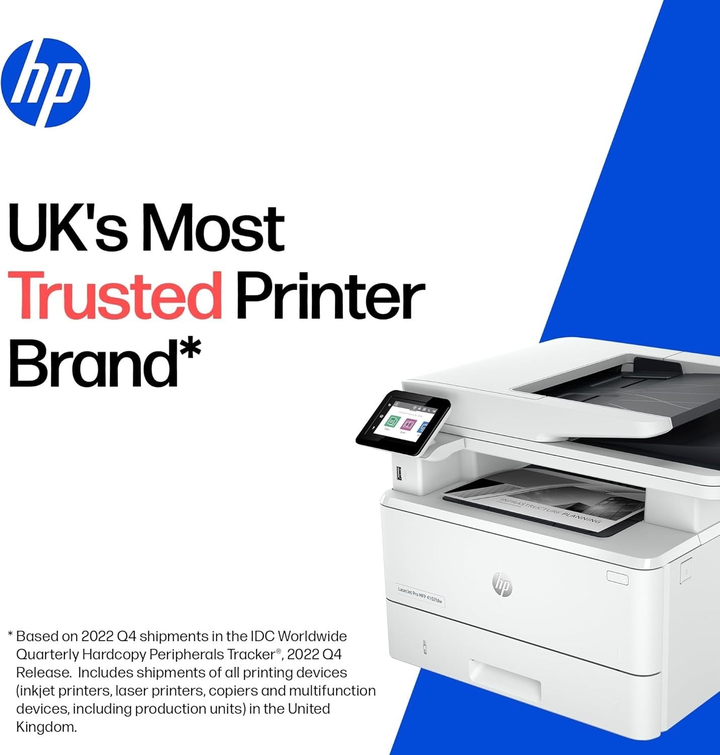 White Mono Laser Printer | Wireless | Duplex | ADF | SMB Office Use