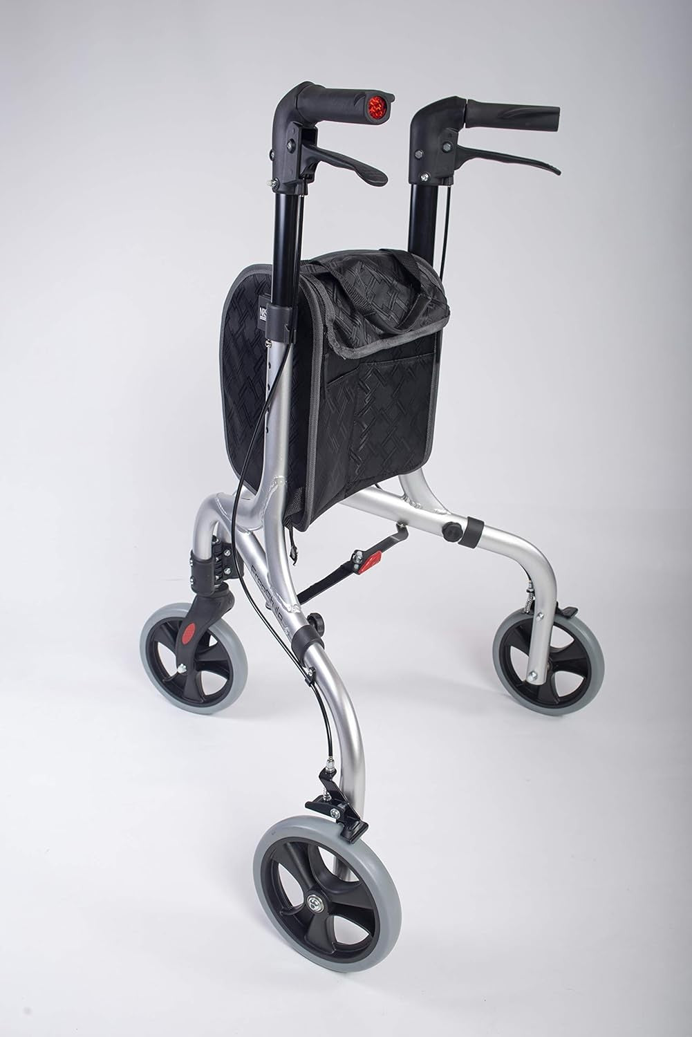 3 Wheel Rollator Walker Ultra Lightweight Folding Mobility Travel Ready