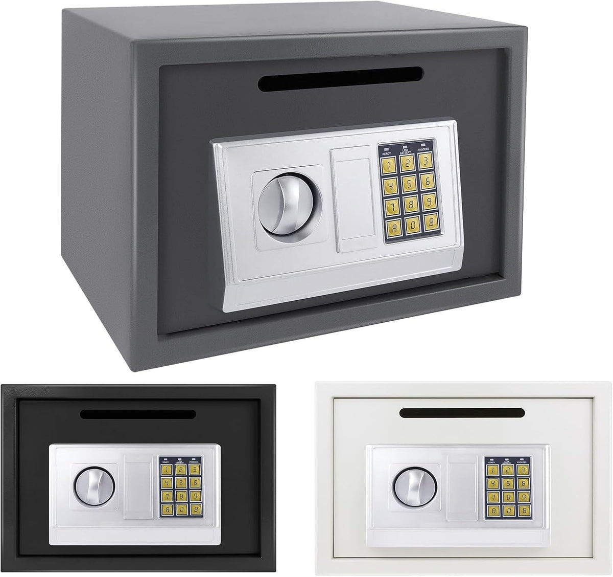 16L Digital Safe Box Electronic Keypad Cash Deposit Security Safe