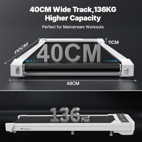 MERACH 5% Incline Walking Pad 3HP Quiet Under-Desk Treadmill, Compact Home