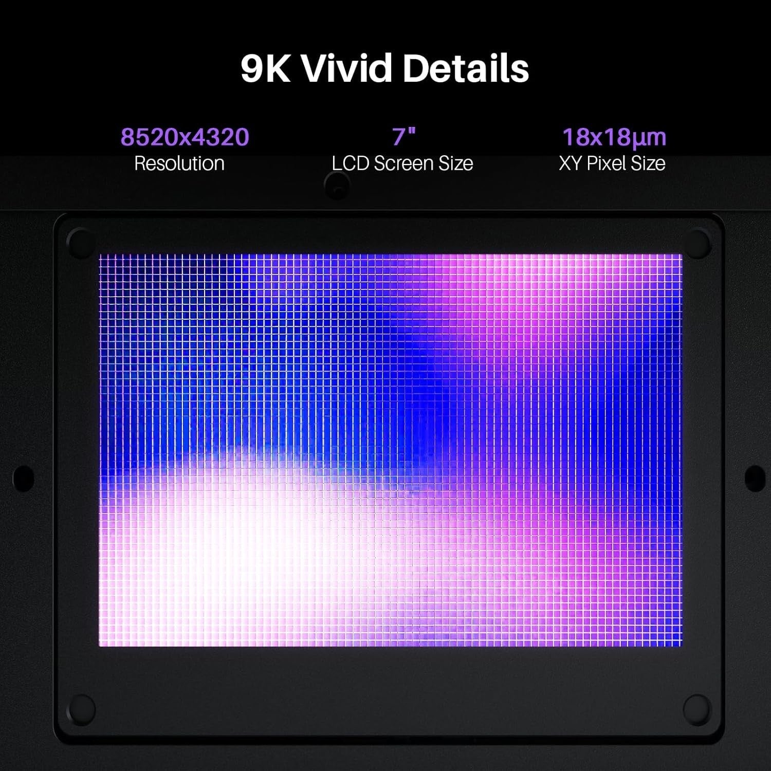9K Resin 3D Printer 150mm/h AI Camera WiFi Auto Level